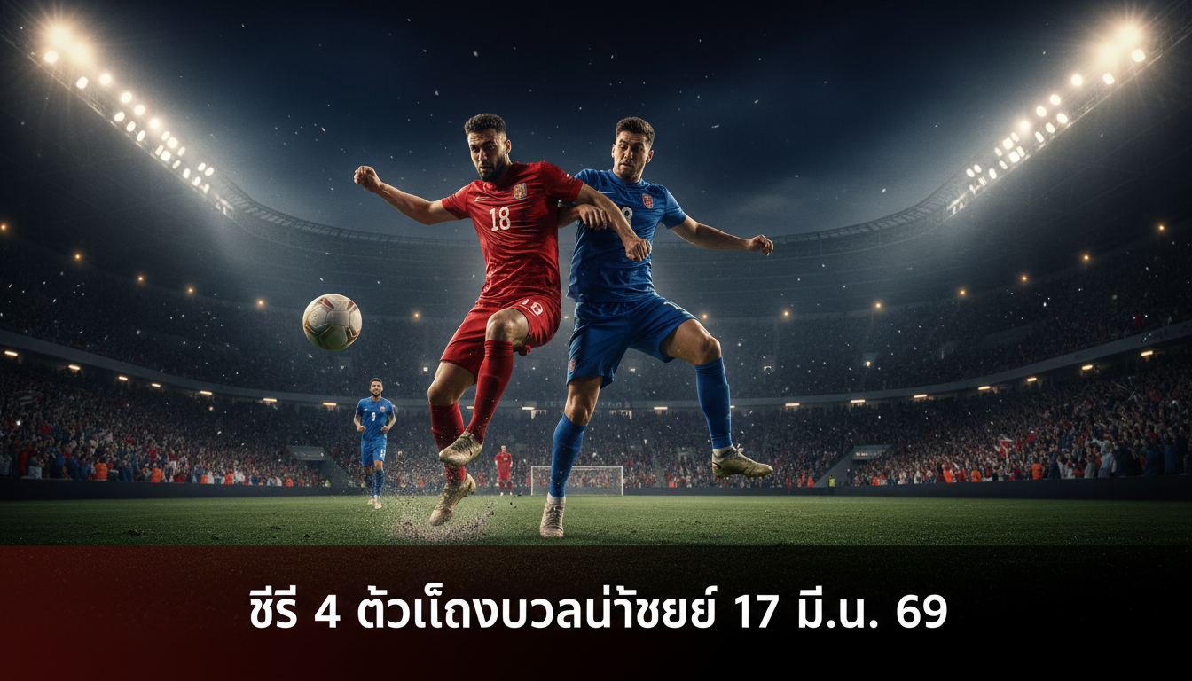 ชี้ 4 ตัวเต็งบอลน่าเชียร์ 17 มิ.ย. 69